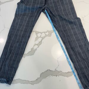 Men's Black Checkered Joggers